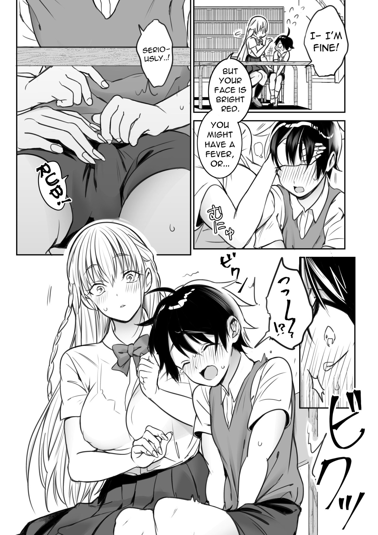 Hentai Manga Comic-A Story About Having Sex With a Girl I Met In The Library-Read-4